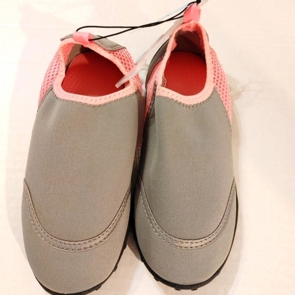 NWT Sun & Sky water shoes kids 13 -1 Pink & Grey - Picture 4 of 6